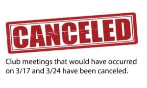 canceled club meeting