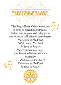 Rotary Club of Medford Song